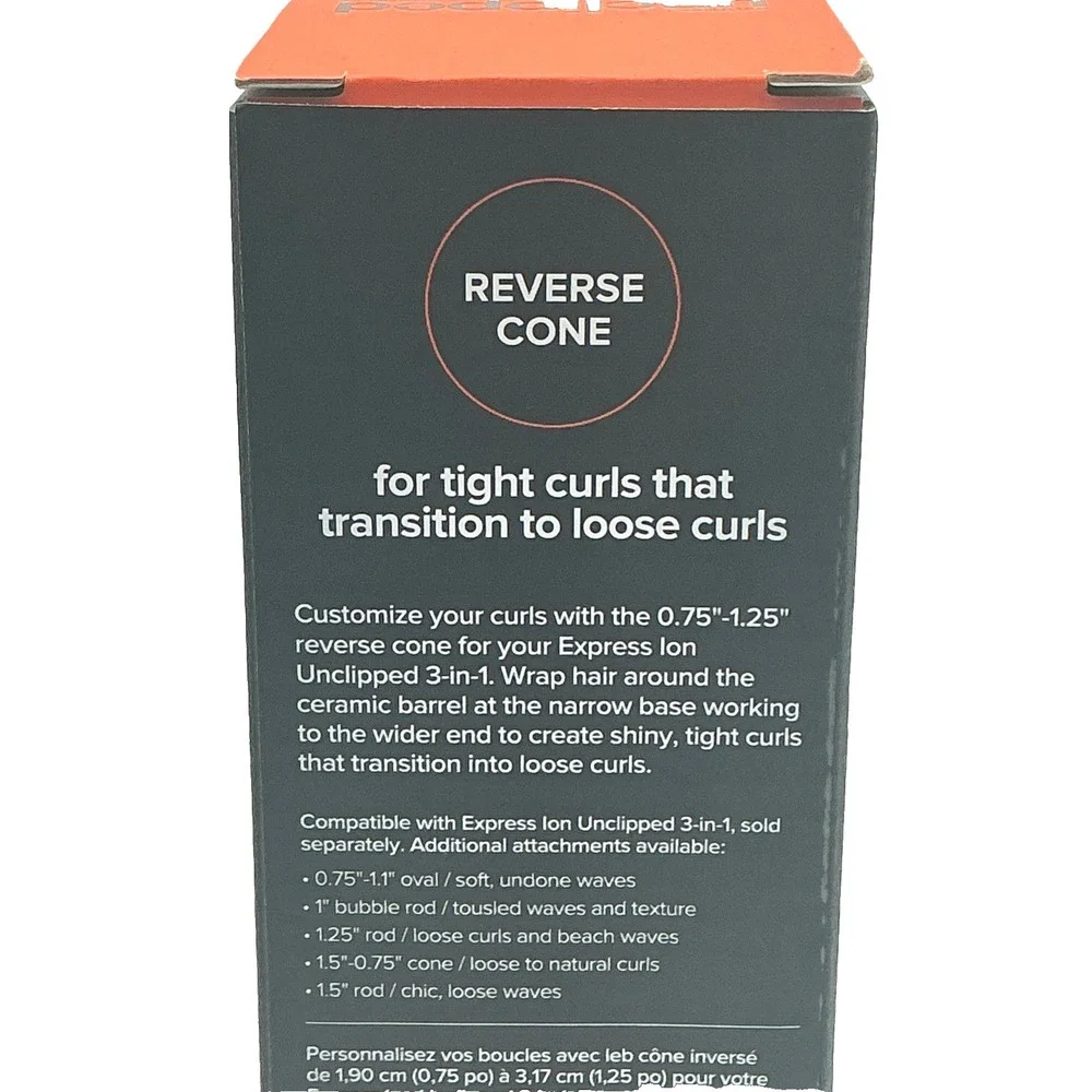 Paul Mitchell ProTools Unclipped Reverse Cone Curling Wand Attachment New